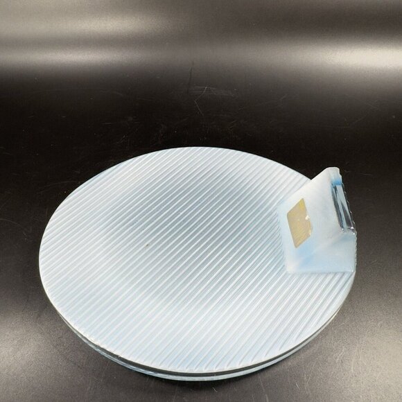 Mikasa Blue White Strips Picture Frame Polished Crystal Glass Made In Japan - Picture 11 of 13